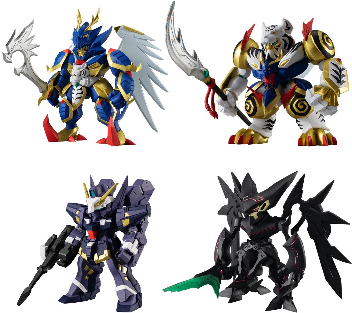 Super Robot Wars OG Converge Mini Figure Huckebein RyuKo-Oh 2KorYu