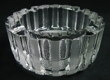 HAWKES "Cristobel" (?) Vintage Lead Crystal Glass Large Heavy Round Ashtray