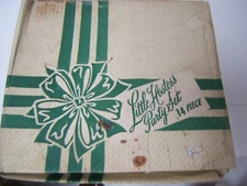 Hazel Atlas Little Hostess 14 Piece Tea Set in Original Box 