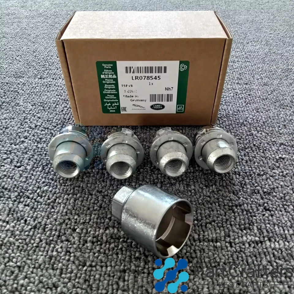 Комплект зажимных гаек колес для Land Range Rover LR3 LR4 Sport Discovery LR078545 2010-24 годов выпуска - Изображение 2 из 4