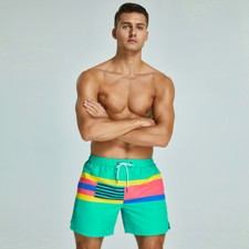 Men's Teen's Loose Board Shorts Surfing Active Beach Sunbath Sports Swim Trunks