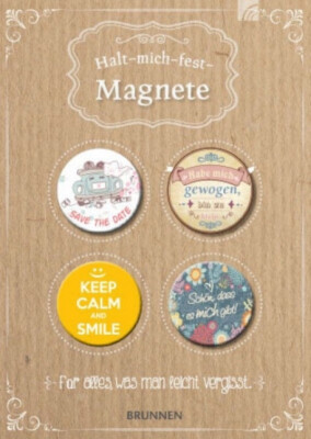 Magnet-Set ''Halt-mich-fest-Magnete'' 4er Set (*NEU*) (UVP 6,99  )