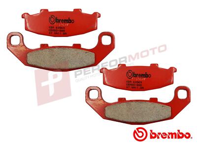 Brembo SA Vollfrontsatz Straßenbremsbeläge passt Kawasaki ZR400 Xanthus 1992-1995