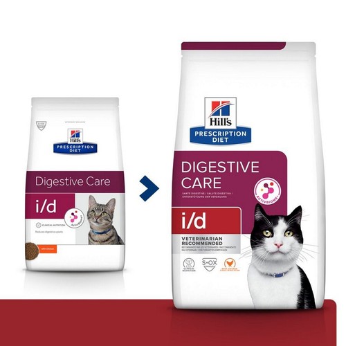 Hills Prescription Diet ID Digestive Care Dry Food for Cats 1.5Kg, 3Kg, 8Kg - Picture 2 of 6