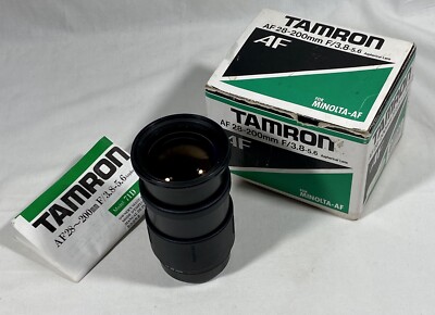 Tamron AF 28-200mm F/3.8-5.6 Aspherical Zoom Lens For Minolta AF Camera Body