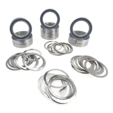 TRB RC 15x21x4mm Ball Bearings Rubber Seals M15x18 Shim Pack