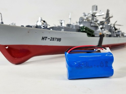Tamiya RC Heng Long battle ship boat Battery 7.4v 1500mah NiMH Rechargable Pack - Picture 3 of 11