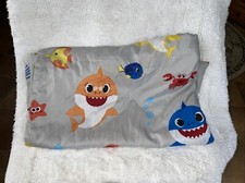 Baby Shark PinkFong Twin Flat Bedsheet 100 polyester 100" x 80"