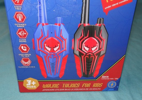 NEW = Spider Walkie Talkies For Kids Ages 3 & up = SPIDER WALKIE T - Zdjęcie 2 z 8