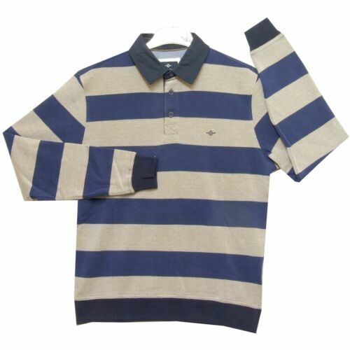 Supreme Cursive Polo Navy Stripe | eBay UK