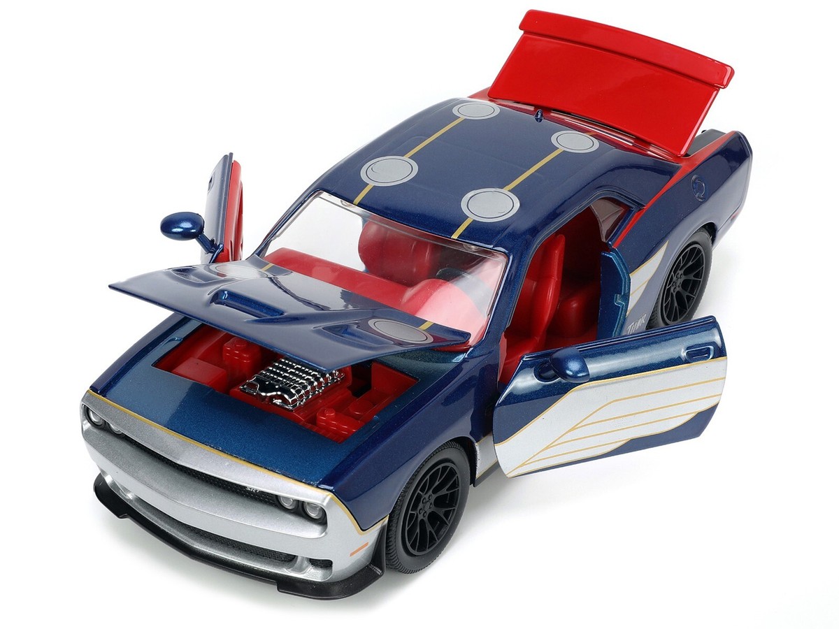 2015 DODGE CHALLENGER SRT HELLCAT & THOR FIGURE 1/24 DIECAST