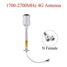 3G 4G LTE 2 24dBi Antenna 1700-2700MHz 2 N Female Outdoor With Extension Cable