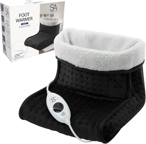 Electric Foot Warmer Heated Feet Slipper Therapeutic Pain Relief Washable Winter - Picture 8 of 28