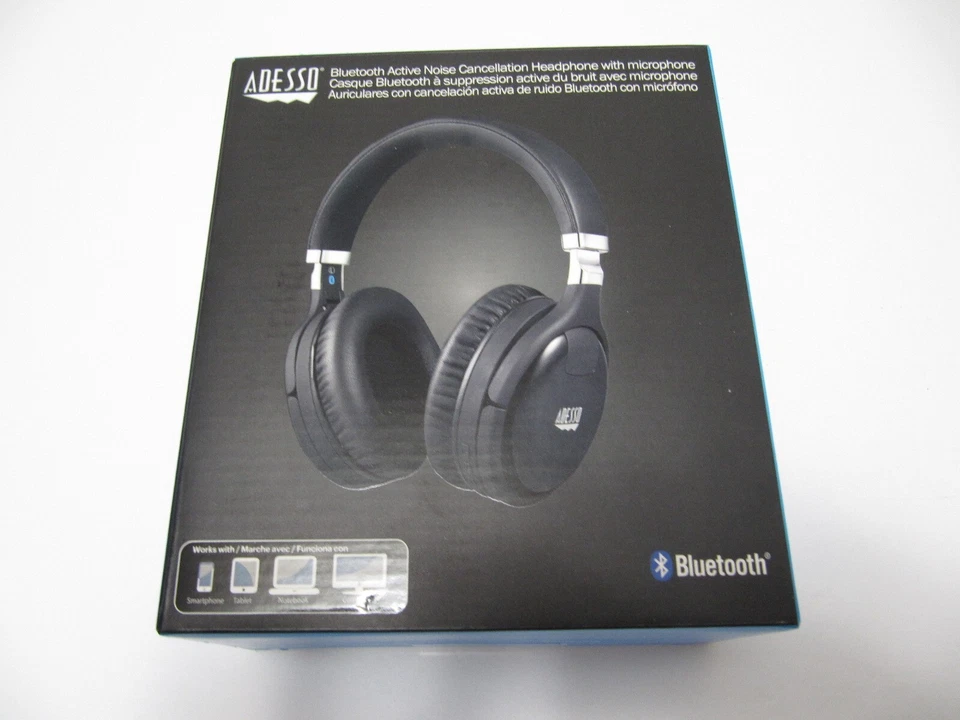 Adesso Xtream P600 Bluetooth active noise cancellation headphone Built in Mic - Image 2 of 4