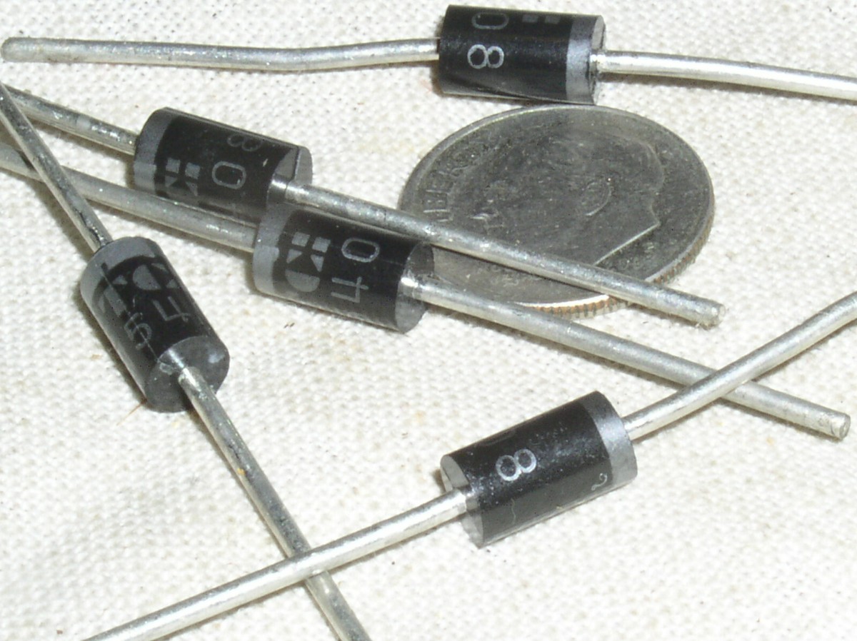 10x 1N5408 Dioden – 3A, 1000V Hochstrom-Gleichrichter Für Elektronikprojekte