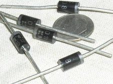 5 TCI 1N5408 1000V 3A 3 A AMP HI VOLTAGE POWER RECTIFIER DIODE 200A PEAK USA SHP