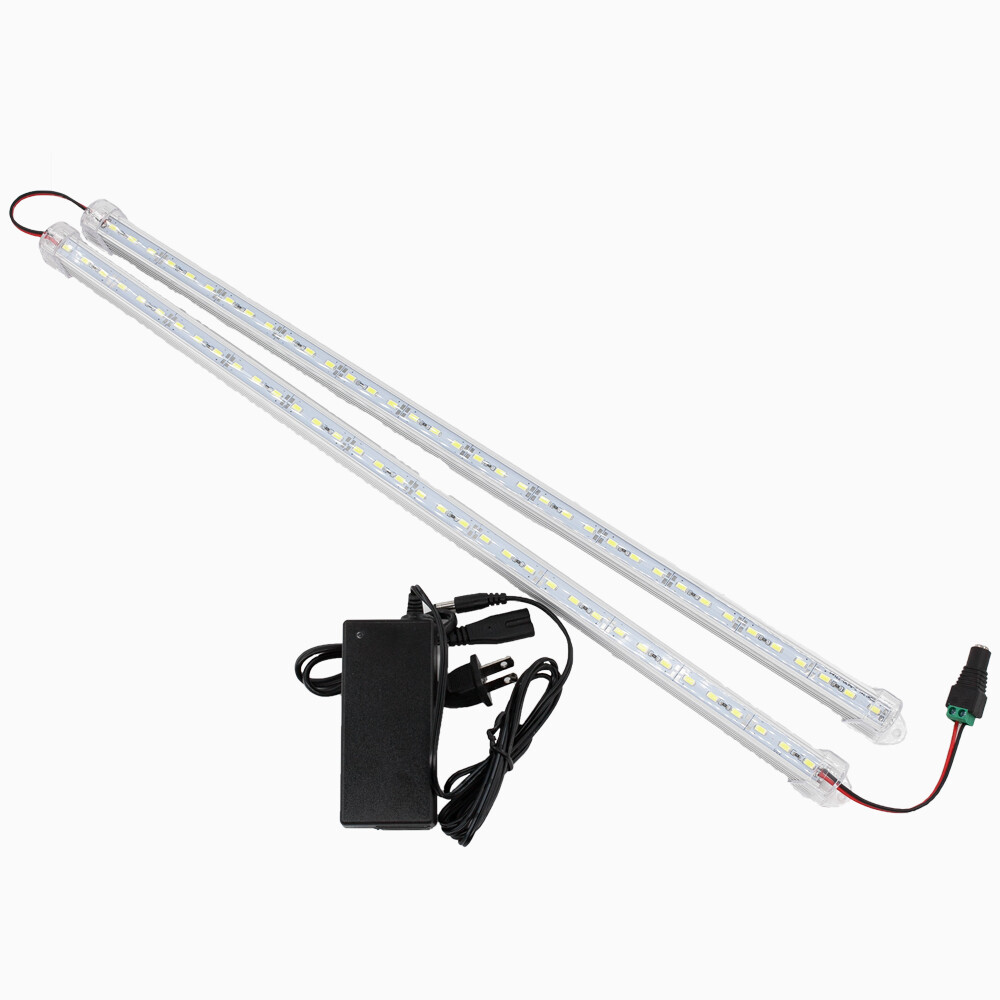 2x 20 inch linked Showcase LED Light U5630 white for Display Cabinet + UL power