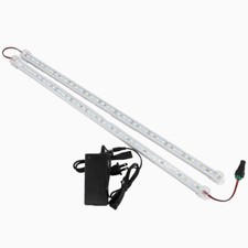 2x 20 inch linked Showcase LED Light U5630 white for Display Cabinet + UL power
