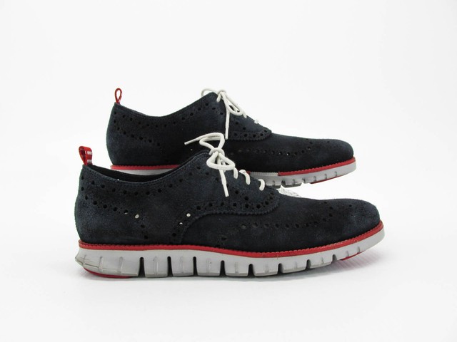 cole haan zerogrand blue suede