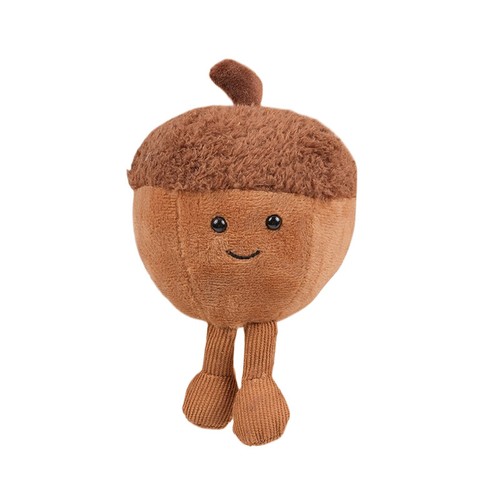 Cute Acorn Plush Toy Keychain Soft Stuffed Doll Pendant Car Key Ring Bag Decor - Picture 8 of 8