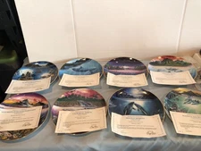 LOT of 8 Underwater Paradise Danbury Mint Robert Lyn Nelson Plates w COA's #UPST
