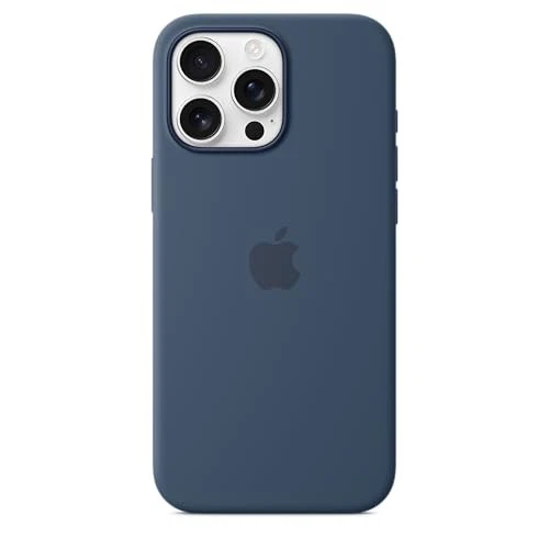FUNDA SILICONA APPLE IPHONE 16 PRO MAX MAGSAFE CONTROL CÁMARA DENIM Foto 3 de 4