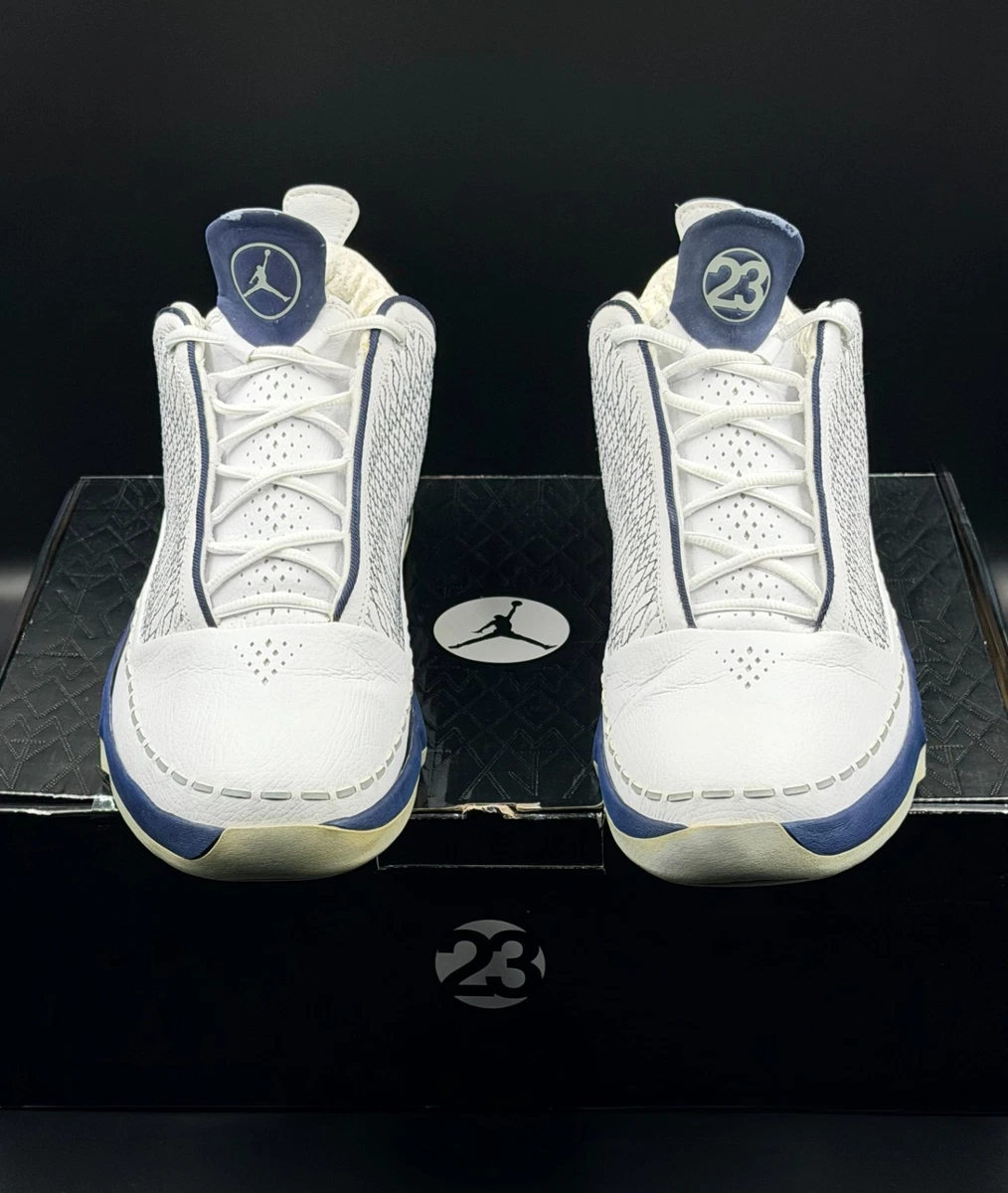Air Jordan 23 ホワイト/ネイビー バスケットシューズ Jordan 23 OG Low White Midnight Navy for Sale | Authenticity