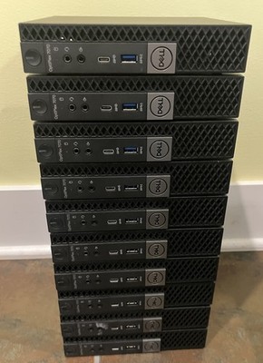 Lot Of 10 Dell OptiPlex 7070 Micro i5 9th Gen 16GB RAM 256GB SSD