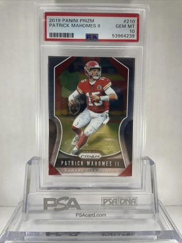 2019 Panini Prizm  Patrick Mahomes II #210 PSA 10