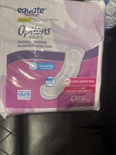 Equate Options Feminine Incontinence Pads, Extra Long 45 Count