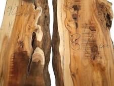 1 x tasso legno di tasso rustico 87 x 39-45 cm x 75-77 mm #87