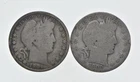 1892-1915 Lot 2 1904 1900 Barber 90% Half Dollars - Coin Collection *041