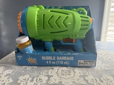Play Day, Brand New Bubble Barrage, 4oz Solution, Drip Tray, Ages 3 