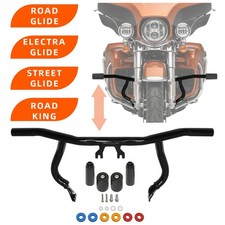 Saddle bag guards Flat-Out Bar For Harley Davidson Touring Street Road 2014-2026