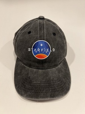 NEVER WORN - Starfield - Men's Adjustable Cap Black ''Flight Crew''  Embroidery