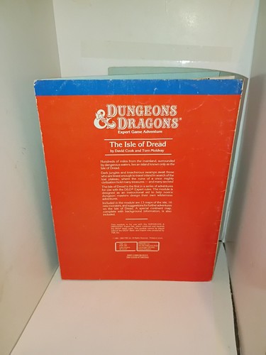 TSR D&D Dungeon Module X1 The Isle of Dread 1980 Role Play Book - Picture 4 of 4
