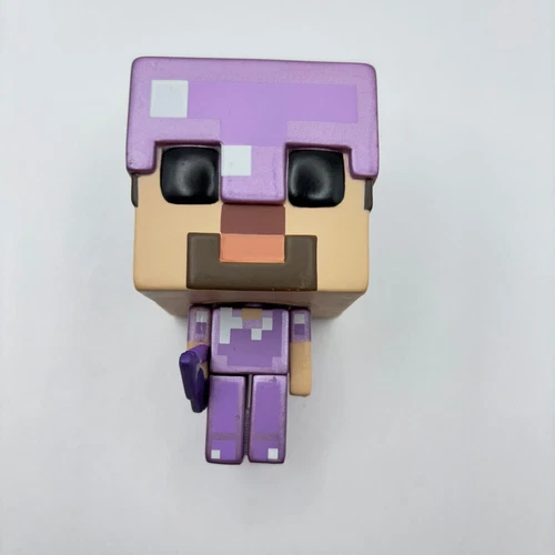 Funko Pop! Games: Minecraft - Steve In Enchanted Armor Toys R Us Ex. Loose OOB