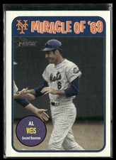 2018 Topps Heritage Al Weis New York Mets #MO69-AW
