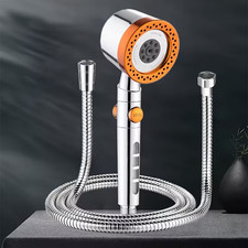 Handheld Shower Head Set with Hose Filter, 5 Spray Modes.