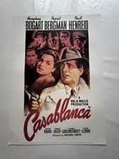 Casablanca Filmplakat Poster Bogart Bergman Henreid