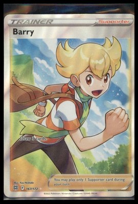 SWSH09: Brilliant Stars #167/172 Barry (Full Art)