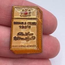 Vintage Benson & Hedges 100’s De Luxe Ultra Lights Enamel Lapel Pin
