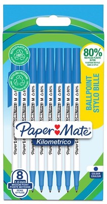 Paper:Mate Kugelschreiber Kilometrico blau 8er Blister