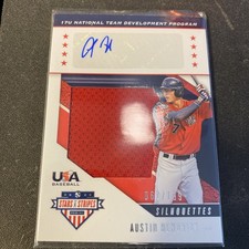  2019 Panini Stars & Stripes Austin Hendrick #198/199 Auto Relic