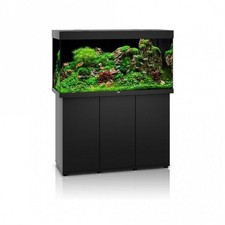 Juwel Rio 350 Aquarium & Cabinet Black - LED Lighting, Filter, Pump, Heater Tank