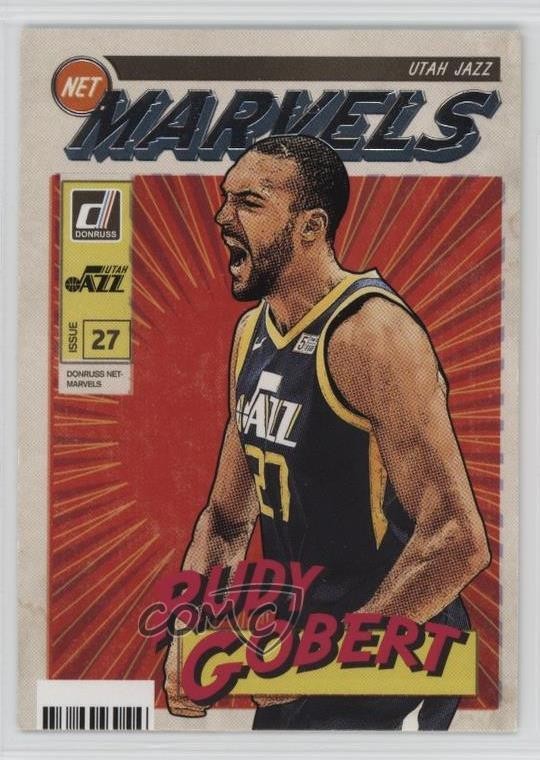 2019-20 Panini Donruss Net Marvels Rudy Gobert #2 0b0g