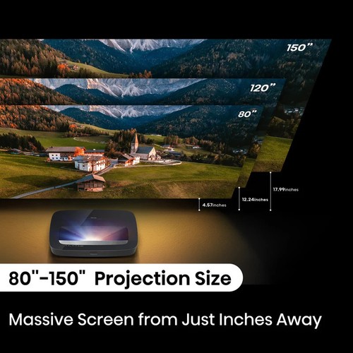 Hisense PL2 Short Throw Cinema Projector, 80" to 150" - Picture 7 of 12