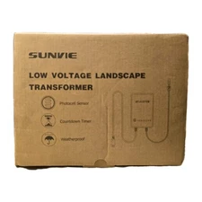 SUNVIE 100W Low Voltage Landscape Transformer Weatherproof Voltage Photocell