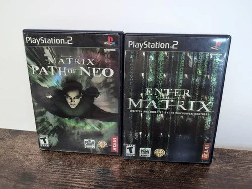 Matrix: Path of Neo CIB & Enter the Matrix No Manual  (Sony PlayStation 2)