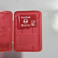 Nintendo Switch Sandisk 128gb Micro SD Card Branded Toad Tested Working